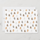 Invitation One Happy Bear Invite 1st First Birthday Photo (Dos)