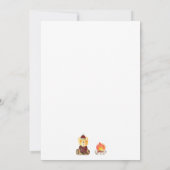 Invitation ONE Happy Camper Mountains Camping 1er Anniversair (Dos)