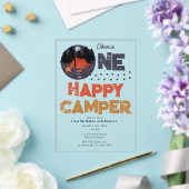 Invitation One Happy Camper pour le 1er anniversai (Insitu (Mariage))