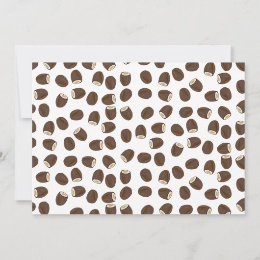 Invitation One Happy Coconut 1st Summer Birthday Photo (Dos)