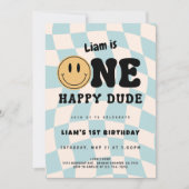 Invitation One Happy Dude  (Devant)