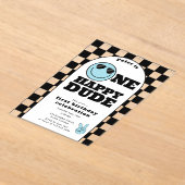 Invitation One Happy Dude pour 1er Premier Anniver (Poser)