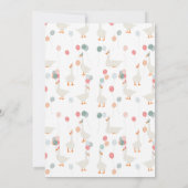 Invitation One Happy Goose Invite 1st  First Birthday Cute (Dos)