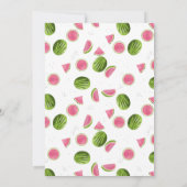 Invitation One Happy Melon Invite 1st Summer Birthday (Dos)