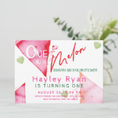 Invitation One In a Melon 1er anniversaire (Debout devant)