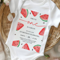 One In A Melon 1er Birthday Watermelon Birthday