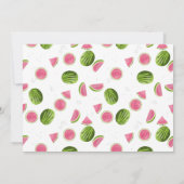 Invitation One in a Melon Watermelon Summer Photo Anniversair (Dos)
