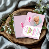 Invitation One in a Melon - Watermelon Thème 1er anniversaire