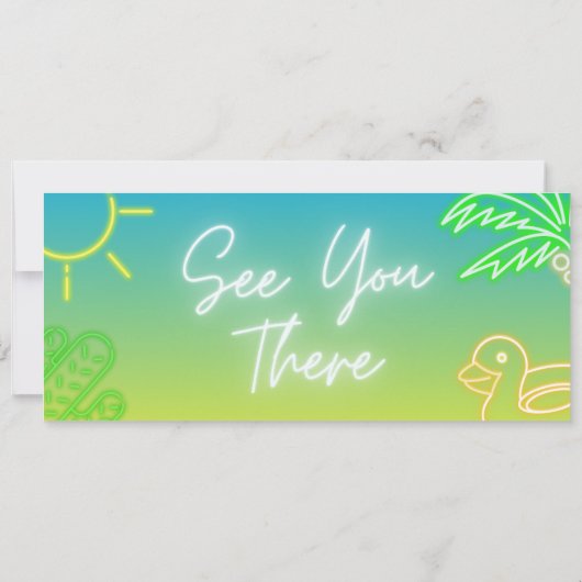 Invitation One in the Sun - Billet d'anniversaire garçon 1er (Dos)