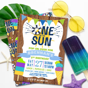Invitation One In The Sun Summer Vibes 1er anniversaire