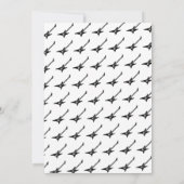 Invitation One Rocks Black and White Guitare 1er anniversaire (Dos)