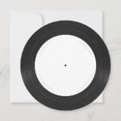 Invitation One Rocks | Disque Vinyle Rock'n'roll Rétro (Dos)