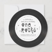 Invitation One Rocks | Disque Vinyle Rock'n'roll Rétro (Devant)