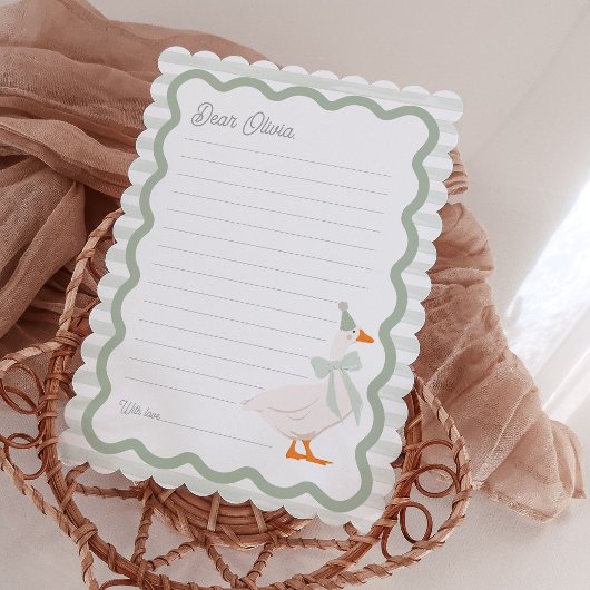 Invitation One Silly Goose 1st Birthday Time Capsule Cards