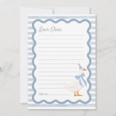 Invitation One Silly Goose 1st Birthday Time Capsule Cards (Devant)