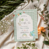 Invitation One Silly Goose Boy 1st Birthday Green