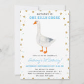 Invitation One Silly Goose Boys 1er Anniversaire (Devant)