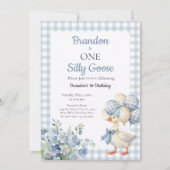 Invitation One Silly Goose Boy's First Birthday (Devant)