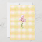 Invitation One Silly Goose Pink and Gingham 1st Birthday (Dos)