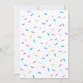 Invitation One Sweet Boy Donut Blue Dessert 1er anniversaire (Dos)