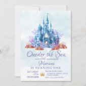 Invitation Oneder Sea 1st Birthday Party (Devant)