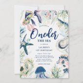 Invitation Oneder sous la mer 1er anniversaire (Devant)