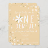 Invitation Onederday First (Devant / Derrière)