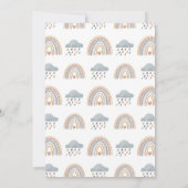 Invitation Onederful Boho Terracotta 1er anniversaire Invitat (Dos)