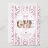 Invitation Onederful Love Shack 1st Birthday Photo collage (Devant)