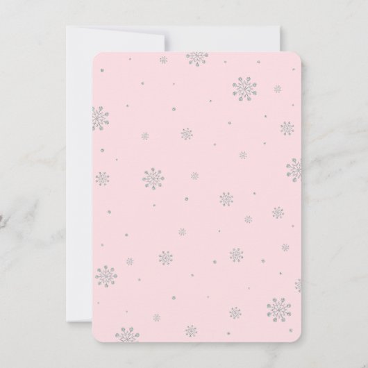 Invitation Onederland d'hiver 1er, premier anniversaire, fill (Dos)