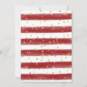 Invitation Onederland Red Christmas Truck Anniversaire (Dos)