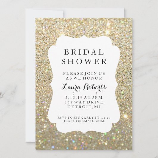 Invitation - onglet Jour de Fête des mariées (Devant)