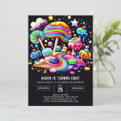 Invitation Online Candy Wonderland Anniversaire (Debout devant)