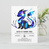 Invitation Online Majestic Dragon Digital Boy Anniversaire (Debout devant)