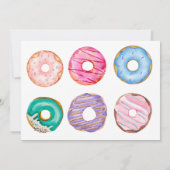 Invitation Ono Sweet Donut 1er Anniversaire Photo (Dos)