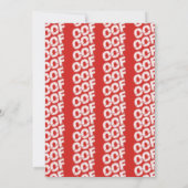 Invitation Oof Roblox Funny Mème Rouge Cheval Blanc (Dos)