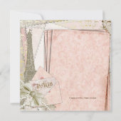 Invitation Ooh La La Vintage Paris Fête d'anniversaire (Dos)