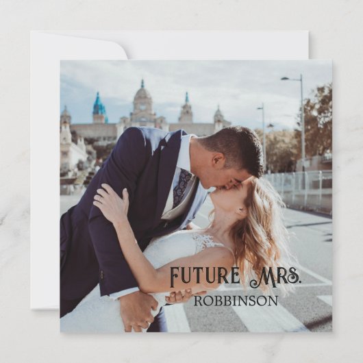 Invitation Opal Chic Élégant Moderne (Dos)