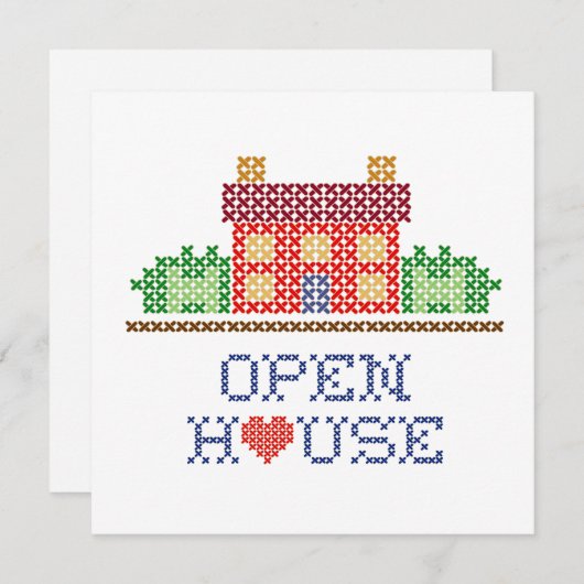 Invitation Open House (Devant / Derrière)