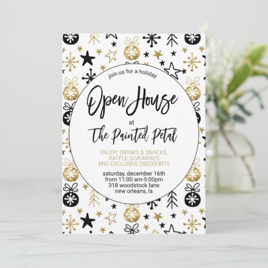 Invitation Open House (Debout devant)