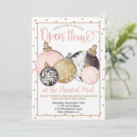 Invitation Open House (Debout devant)