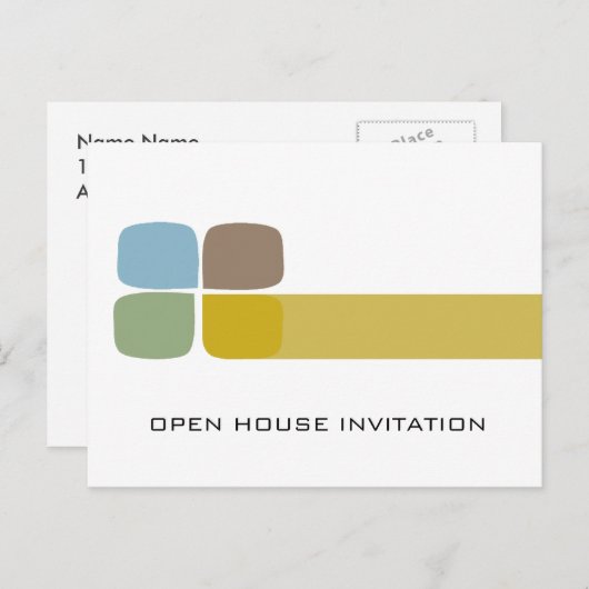 Invitation Open House (Devant / Derrière)