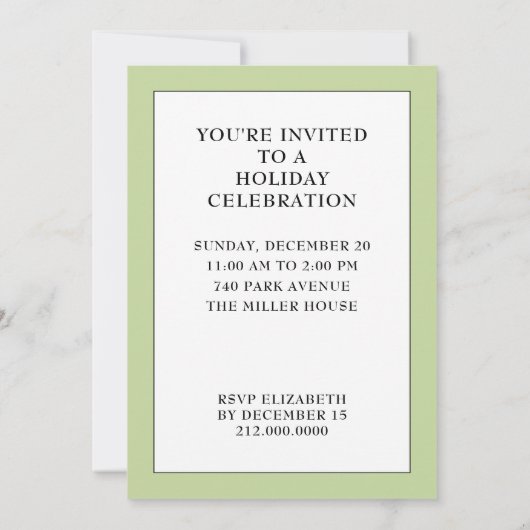 Invitation Open House (Dos)