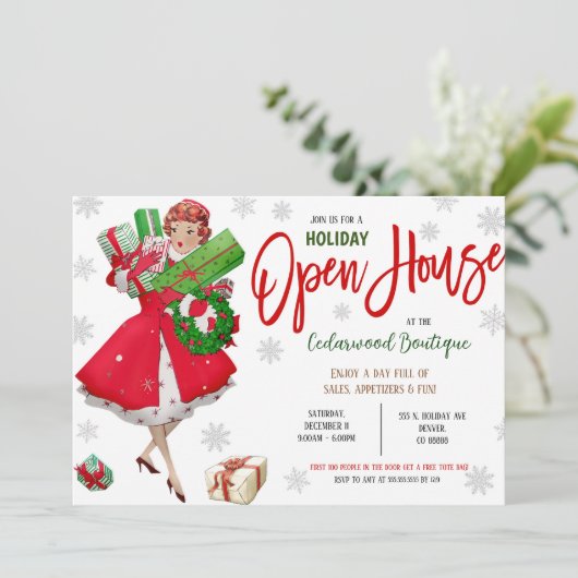 Invitation Open House (Debout devant)