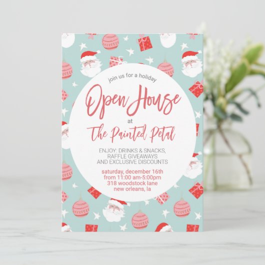 Invitation Open House (Debout devant)