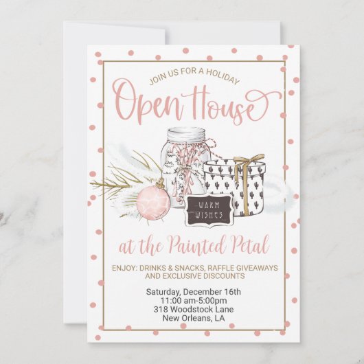 Invitation Open House (Devant)