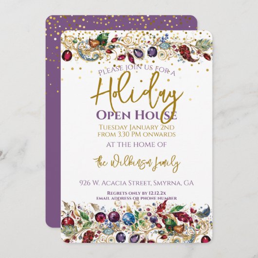 Invitation Open House (Devant / Derrière)