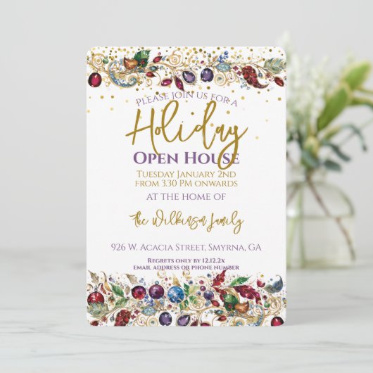 Invitation Open House (Debout devant)