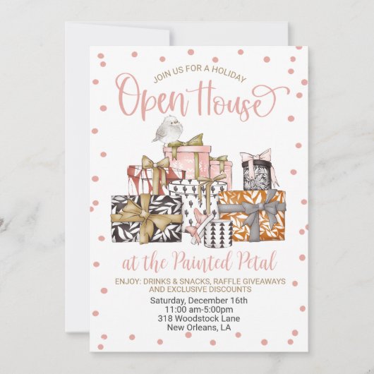 Invitation Open House (Devant)
