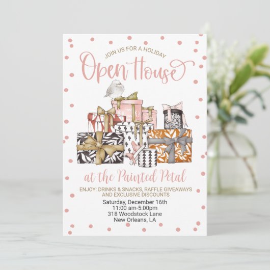 Invitation Open House (Debout devant)